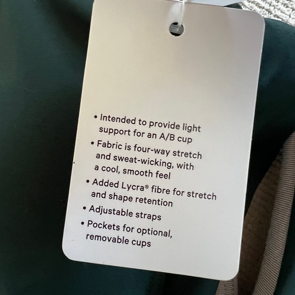 NWT Lululemon Still Now Bra size 10 - Picture 8 of 10